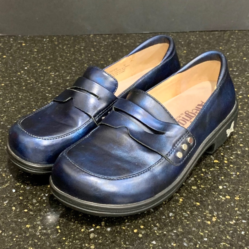 Alegria TAYLOR Loafer in Brush Off Blue Size 6-6.5